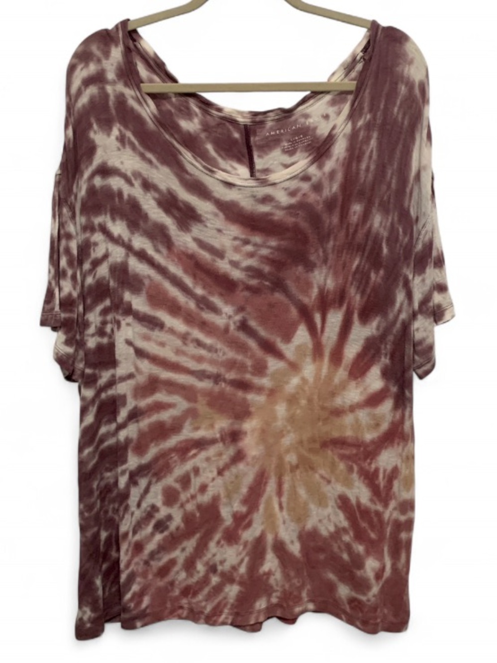 American Eagle Outfitters Tie-Dye Slouchy Short Sleeve Tee Shirt